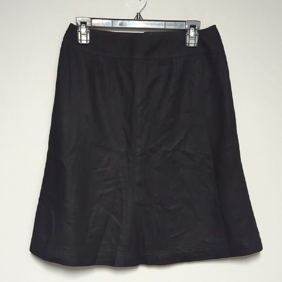 Banana Republic Black Knee-Length A-Line Skirt - Picture 4 of 6